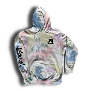 Hello kitty rainbow tie dye hoodie. Size small !